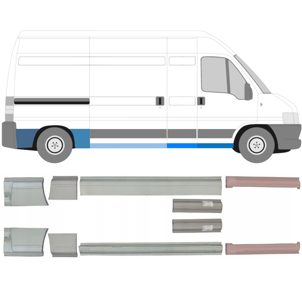 Set Popravnih Panelov Za Fiat Ducato 1994-2006 / 5757