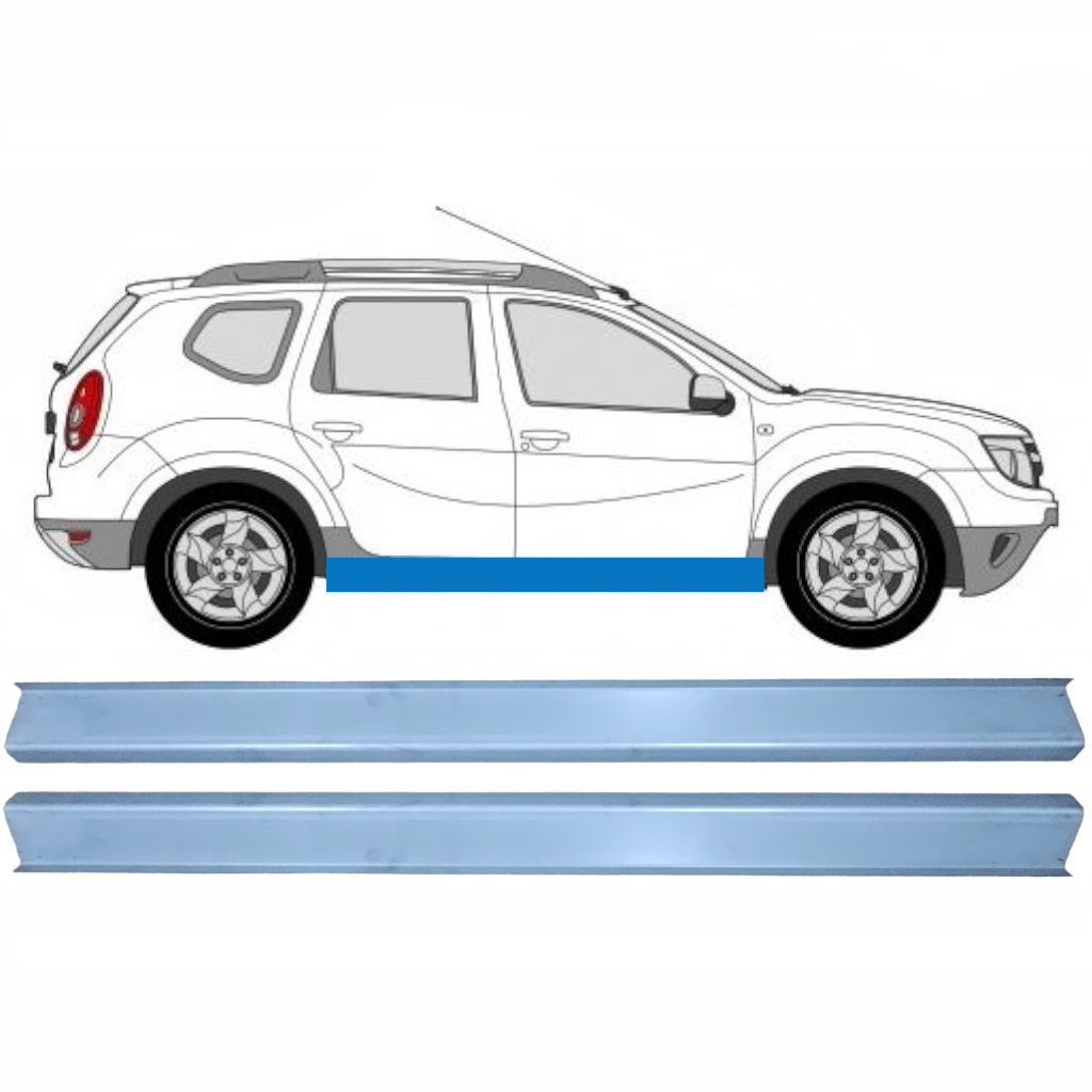 Prag Za Dacia Duster 2010-2017 / Levo+Desno / Komplet 11342