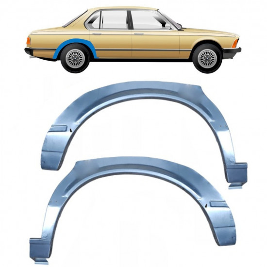 Bok delni za BMW 7 E23 1976-1986 / Levo+Desno / Komplet 10417