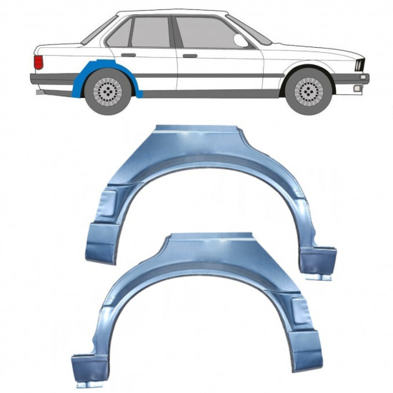 Bok delni za BMW 3 E30 1987-1994 / Levo+Desno / Komplet 9845