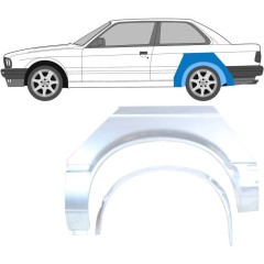 Notranji in zunanji popravni panel zadnjega blatnika za BMW 3 E30 1982-1987 / Leva / Komplet 10849