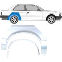 Notranji in zunanji popravni panel zadnjega blatnika za BMW 3 E30 1982-1987 / Desna / Komplet 10848