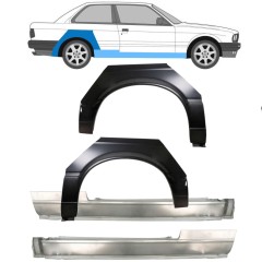 Popravni panel celotnega praga in zadnjega blatnika za BMW 3 E30 1982-1987 / Komplet 11236