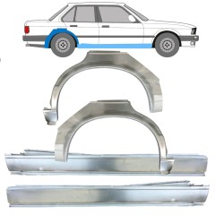 Popravni panel celotnega praga in zadnjega blatnika za BMW 3 E30 1982-1987 / Komplet 11239