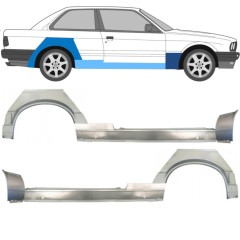 Popravni panel praga + sprednji + zadnji blatnik za BMW 3 E30 1987-1994 / Komplet 11513