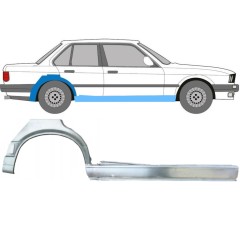 Popravni panel celotnega praga in zadnjega blatnika za BMW 3 E30 1987-1994 / Desna / Komplet 11240