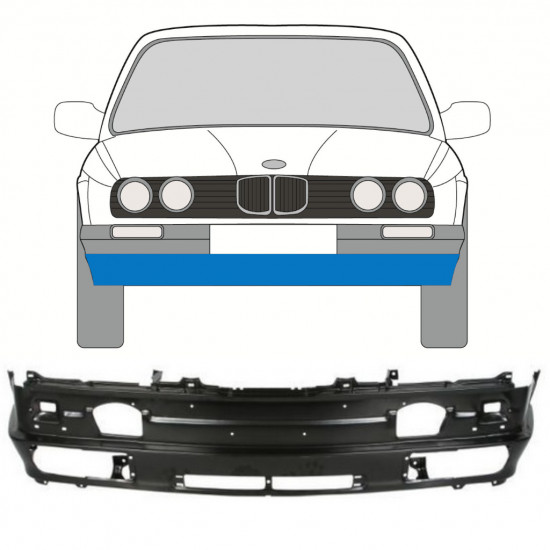 Notranji popravni panel sprednjega dela za BMW 3 E30 1987- 11554