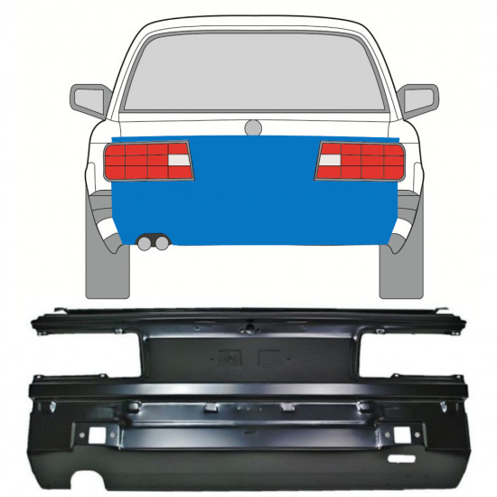 Popravni panel prečne zadnje članke za BMW 3 E30 1987-1994 11382