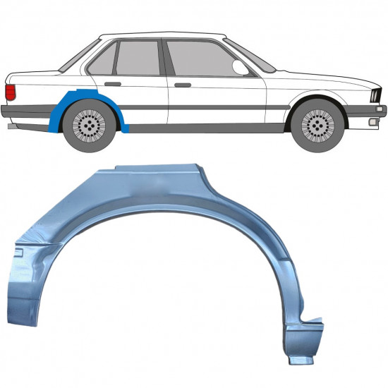 Bok delni za BMW 3 E30 1982-1987 / Desna 6390