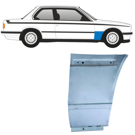 Popravni panel prednjega blatnika za BMW 3 E30 1982-1994 / Desna 11481