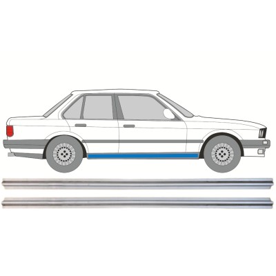 Notranji popravni panel praga za BMW 3 E30 1982-1994 / Levo+Desno / Komplet 15110