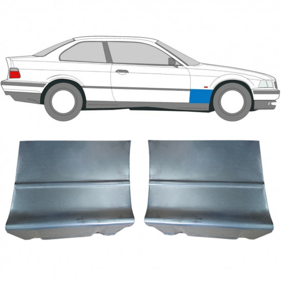 Popravni panel prednjega blatnika za BMW E36 3 1990-2000 / Levo+Desno / COUPE / Komplet 6209