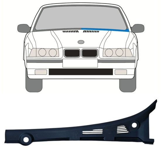 Popravni panel vetrobranskega stekla