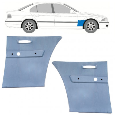 Popravni panel prednjega blatnika za BMW 5 E39 1996-2004 / Levo+Desno / Komplet 9829