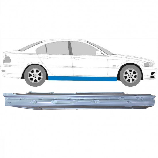 Prag za BMW E46 3 1998-2005 / Desna 7631