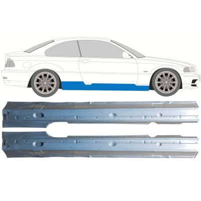 Prag za BMW 3 E46 1998-2006 / Levo+Desno / COUPE / Komplet 16814