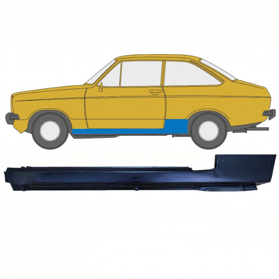 Prag za Ford Escort 1974-1980 / Leva 10728