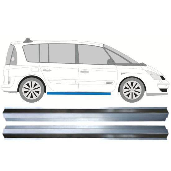 Popravni panel spodnjega praga za Renault Espace 2002-2015 / Levo+Desno / Komplet 14987
