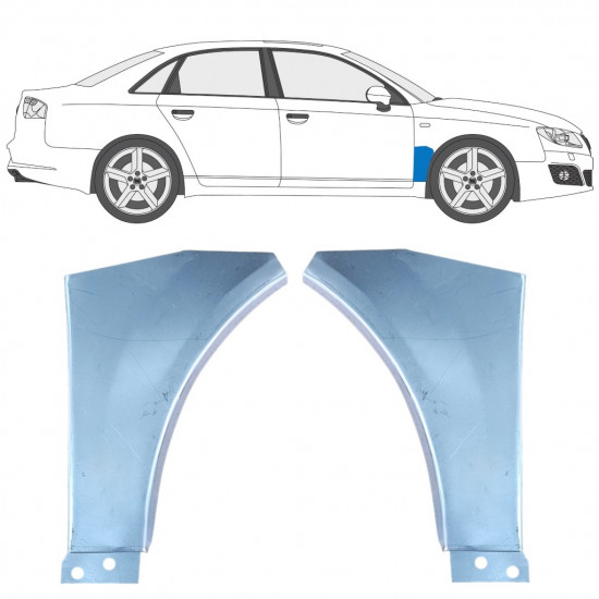 Popravni panel prednjega blatnika za Seat Exeo 2008-2013 / Komplet 12611