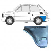 Popravni panel spodnjega zadnjega blatnika za Fiat 126p 1985-1994 / Leva 7582