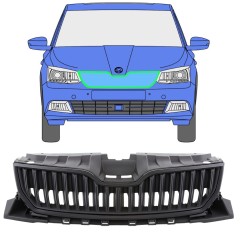Črna Rešetka za Skoda Fabia 2014-2018 / Komplet 7544