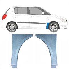 Popravni panel prednjega blatnika za Skoda Fabia II 2007-2015 / Levo+Desno / Komplet 10272