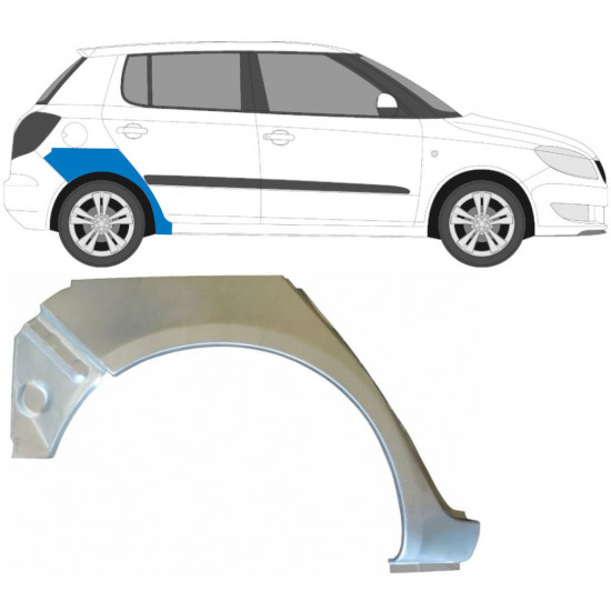 Bok delni za Skoda Fabia 2007-2015 / Desna 6998