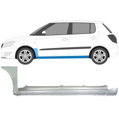 Popravni panel celotnega praga in sprednjega blatnika za Skoda Fabia II 2007-2015 / Leva / Komplet 11171