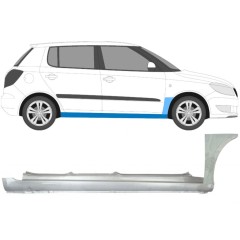 Popravni panel celotnega praga in sprednjega blatnika za Skoda Fabia II 2007-2015 / Desna / Komplet 11170