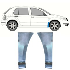 Popravni panel prednjega blatnika za Skoda Fabia I 1999-2007 / Levo+Desno / Komplet 10595