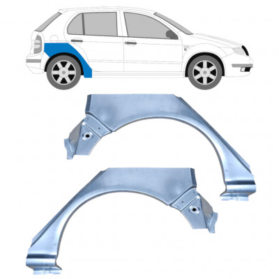 Bok delni za Skoda Fabia 1999-2007 / Levo+Desno / Komplet 10444