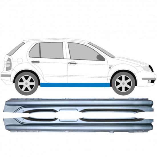 Prag za Skoda Fabia 1999-2007 / Levo+Desno / Komplet 9262