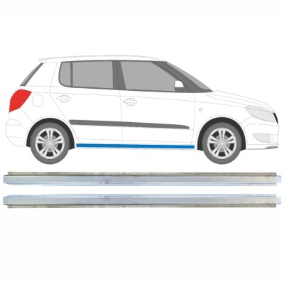 Notranji popravni panel praga za Skoda Fabia II 2007-2015 / Levo+Desno / Komplet 16893