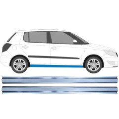Prag za Skoda Fabia II 2007-2015 / Levo+Desno / Komplet 11919
