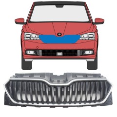 Rešetka za Skoda Fabia 2018-2021 / Komplet 7545