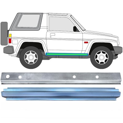 Popravni panel notranjega in zunanjega praga za Daihatsu Feroza Rocky Fourtrak 1984-1993 / Desna / Komplet 17013