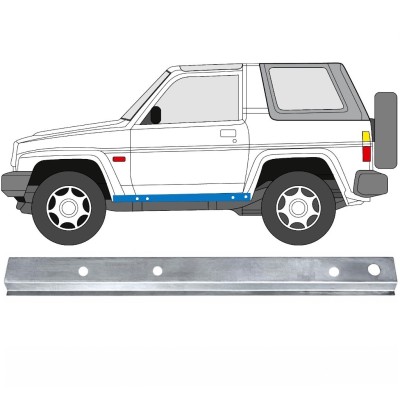 Notranji popravni panel praga za Daihatsu Feroza Rocky Fourtrak 1984-1993 / Leva 17011