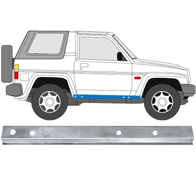 Notranji popravni panel praga za Daihatsu Feroza Rocky Fourtrak 1984-1993 / Desna 17010