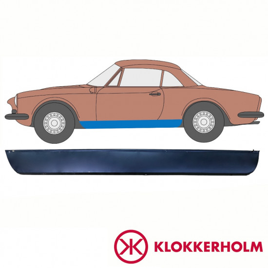 Prag za Fiat 124 Spider 1966-1985 / Leva 10716