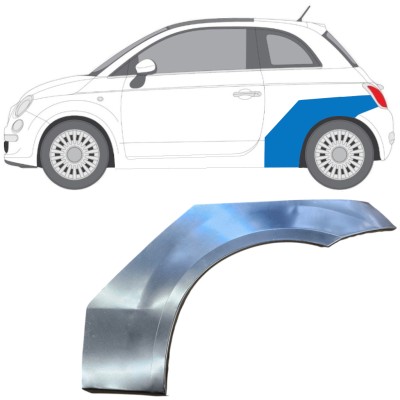 Bok delni za Fiat 500 2007-2018 / Leva 16072