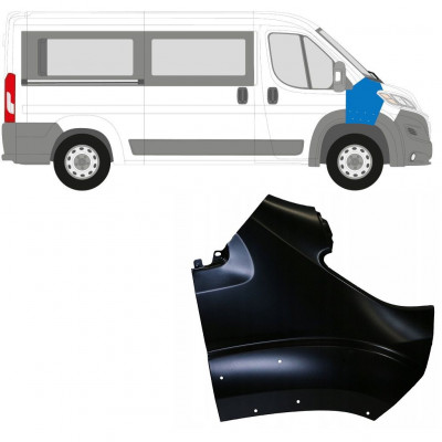 Sprednji blatnik za Fiat Ducato 2014- / Desna 7331