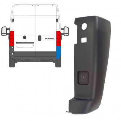 Vogal zadnjega odbijača za Fiat Ducato 2006-2018 / Desna 7472