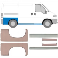 Reparaturni del praga in zadnjega blatnika za Peugeot Boxer 1994-2006 / Komplet 14380