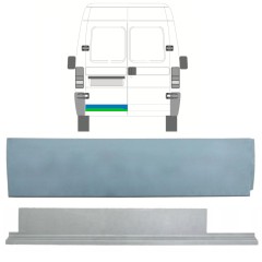 Notranji in zunanji popravni panel zadnjih vrat za Citroen Jumper 1994-2006 / Leva / Komplet 14045