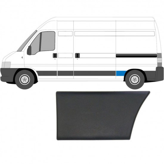 Zadnja stranska obloga za Fiat Ducato Boxer Relay 2002-2006 / Leva 5142