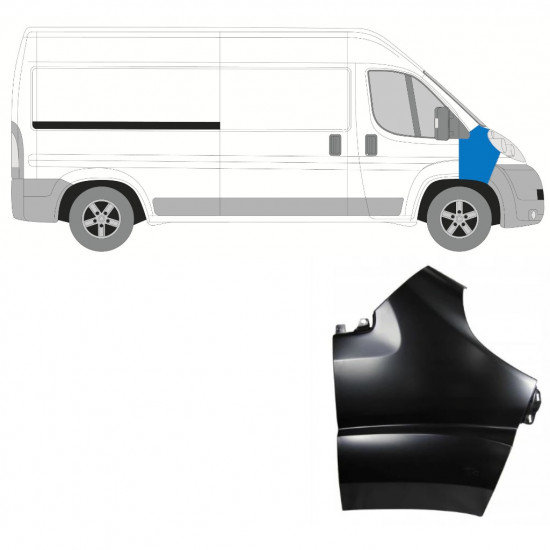 Sprednji blatnik za Fiat Ducato 2006-2014 / Desna 7280