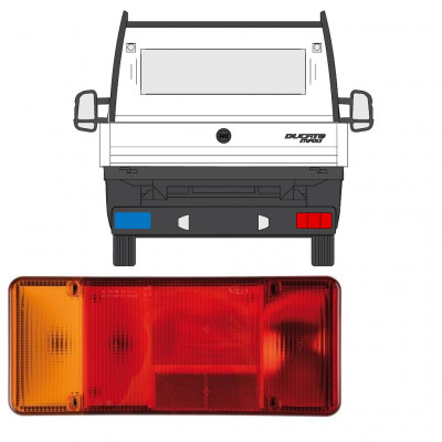 Zadnja luč za Fiat Ducato Boxer Relay 2006-2012 / Leva 9004