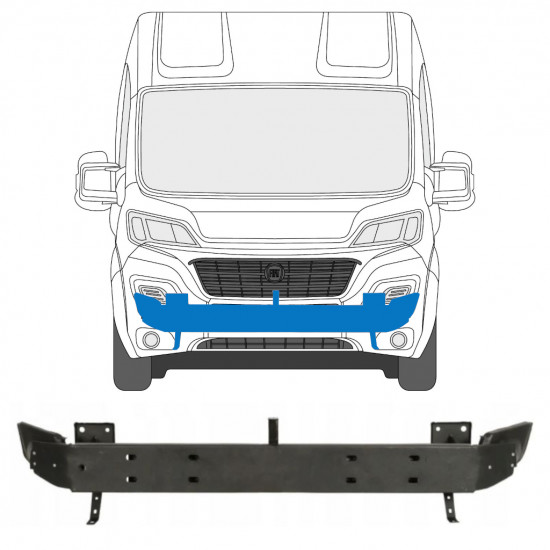 Ojačitev sprednjega odbijača / nosilec za Fiat Ducato 2014- 7559