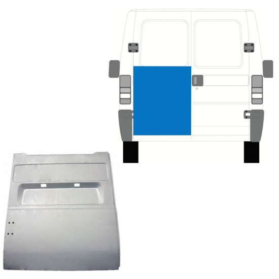 Popravni panel visokih zadnjih vrat za Fiat Ducato Boxer Relay Jumper 1994-2006 / Leva 7760