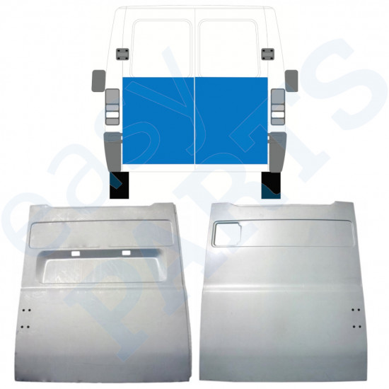 Popravni panel zadnjih vrat za Fiat Ducato Boxer Relay Jumper 1994-2006 / Levo+Desno / Komplet 9860
